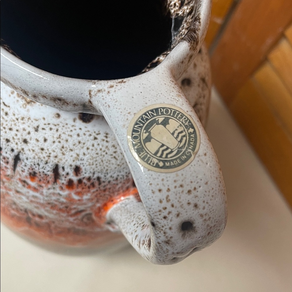 Artisan Mid Century Modern Pitcher, Apollo Series from Blue Mountain Pottery - Picture 2 of 16